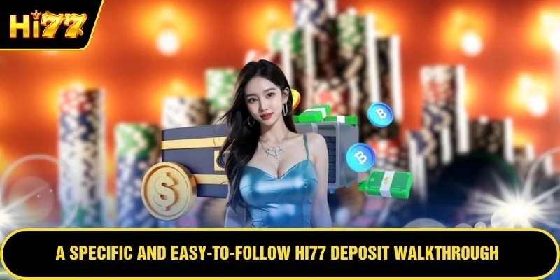 A specific and easy-to-follow HI77 deposit walkthrough