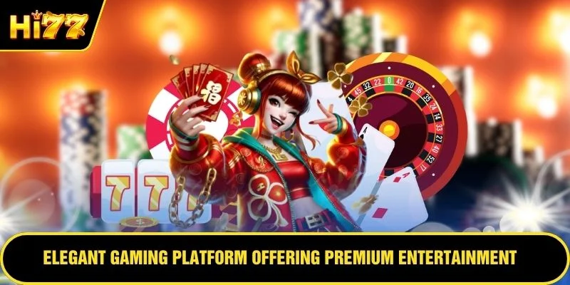 Elegant gaming platform offering premium entertainment experiences