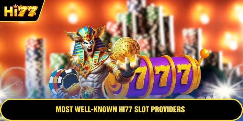 Most well-known HI77 slot providers