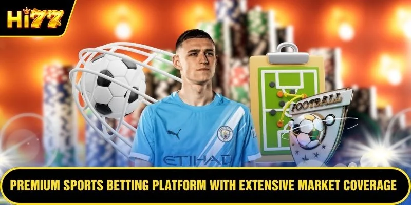 Premium sports betting platform with extensive market coverage